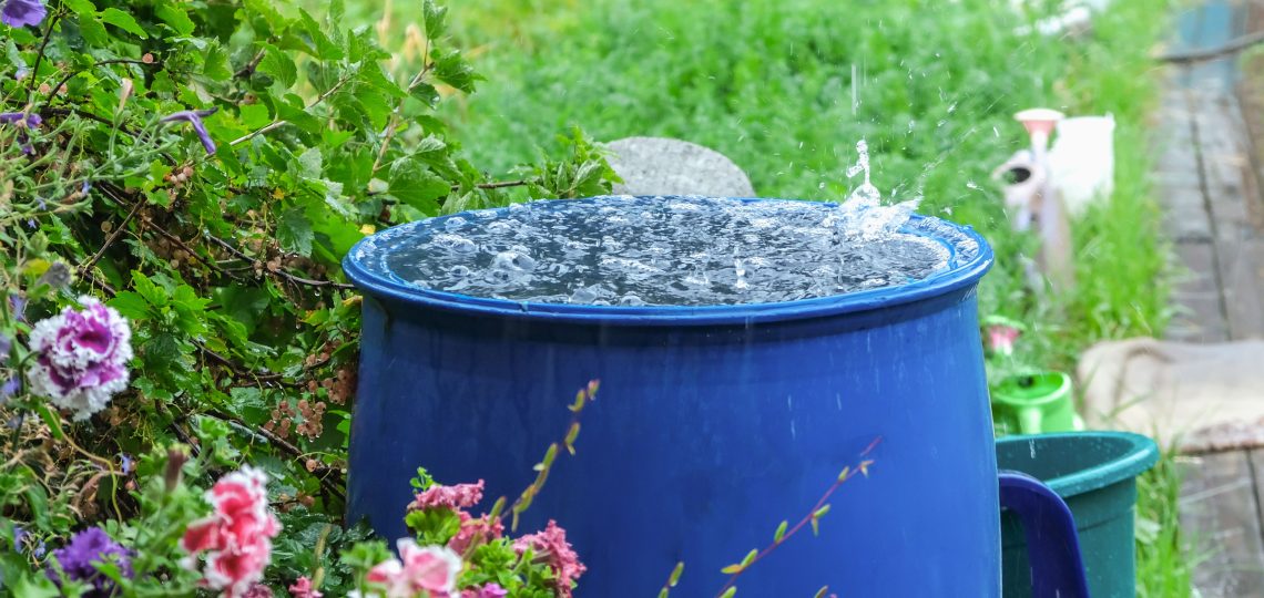 water tank in the outdoors